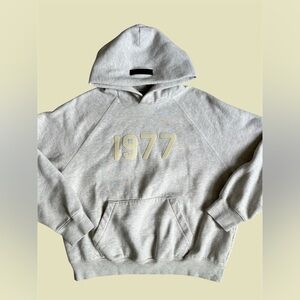 Essentials Fear Of God 1977 Hoodie Sweatshirt Pocket Size XS